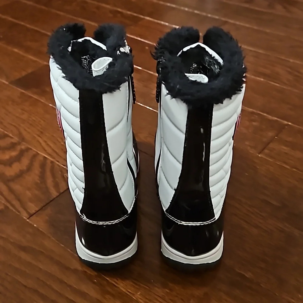 Totes Little Girls Sz13 Lined Waterproof Winter Boots